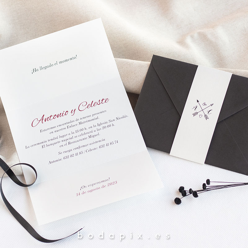 Invitaciones de boda elegantes