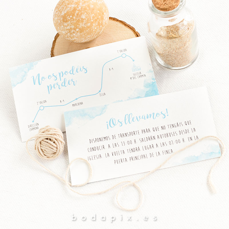 plano de llegada para bodas