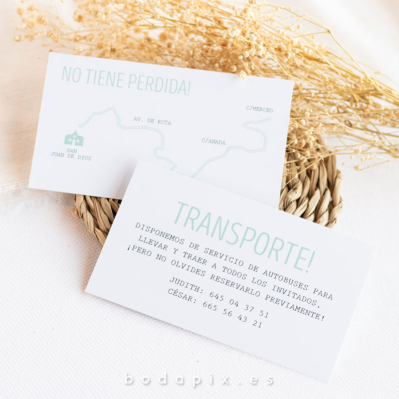 plano de llegada para bodas