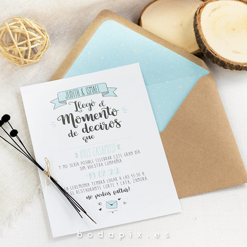 invitaciones de boda originales