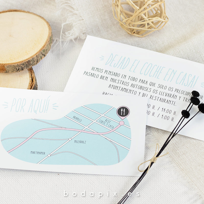 mapas para bodas