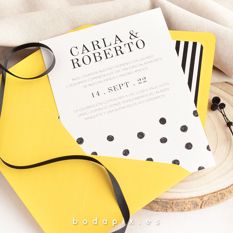 invitaciones de boda geométricas