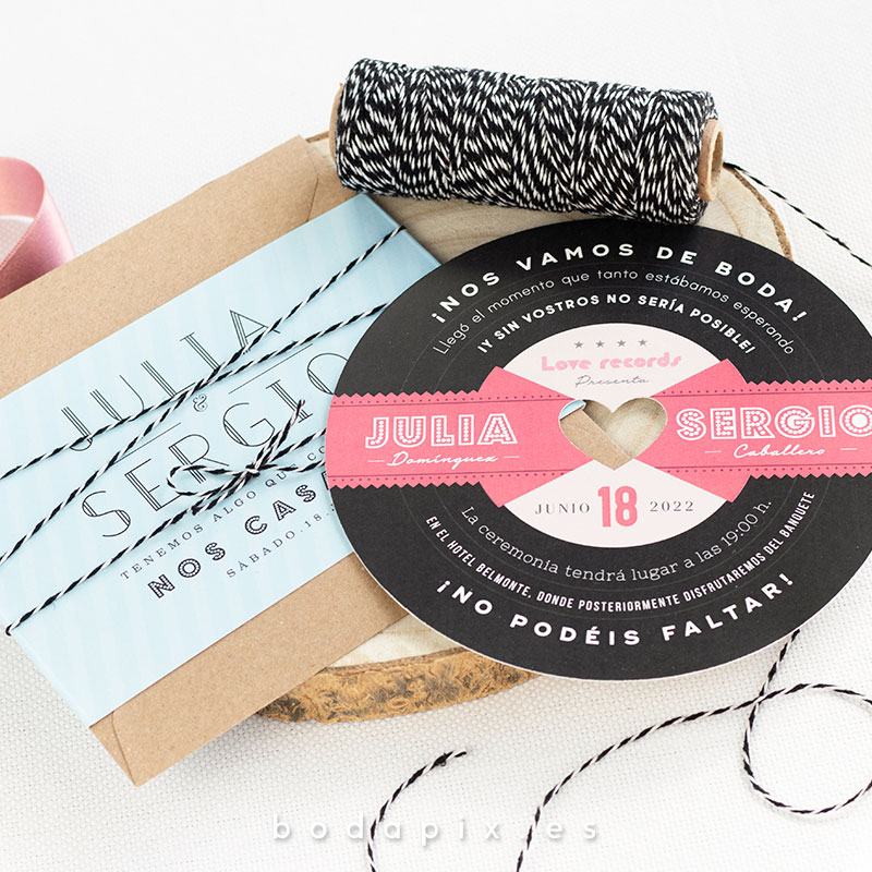 invitaciones de boda musicales