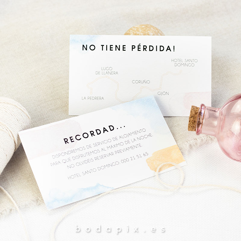 mapa de llegada para bodas