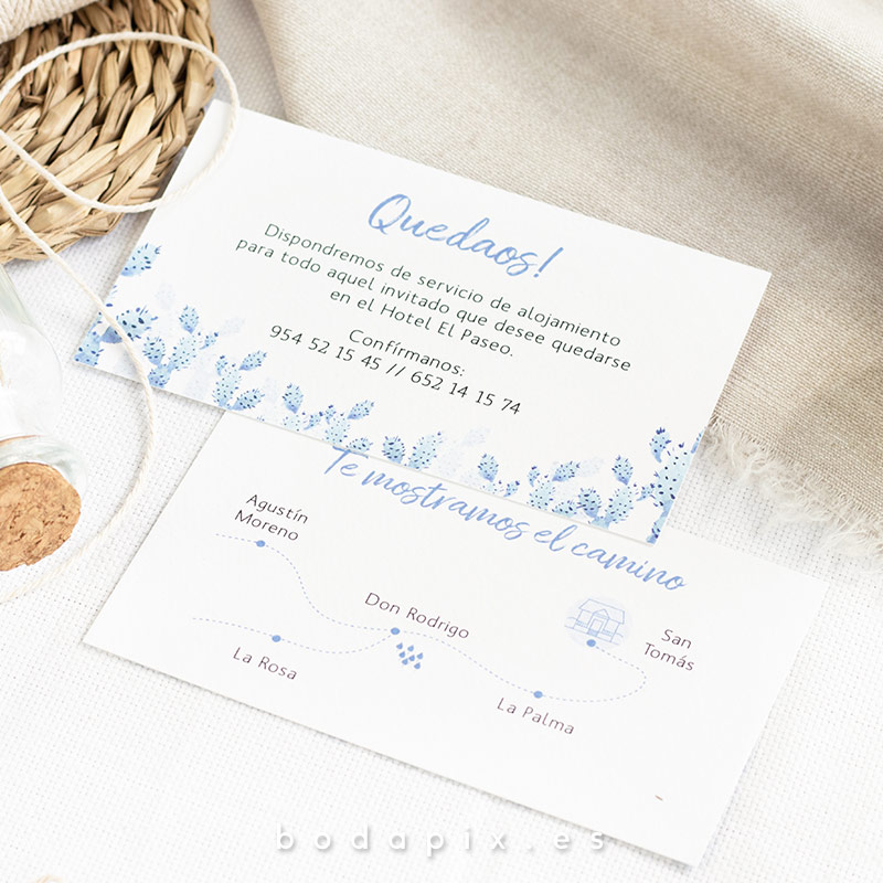 plano de llegada para bodas