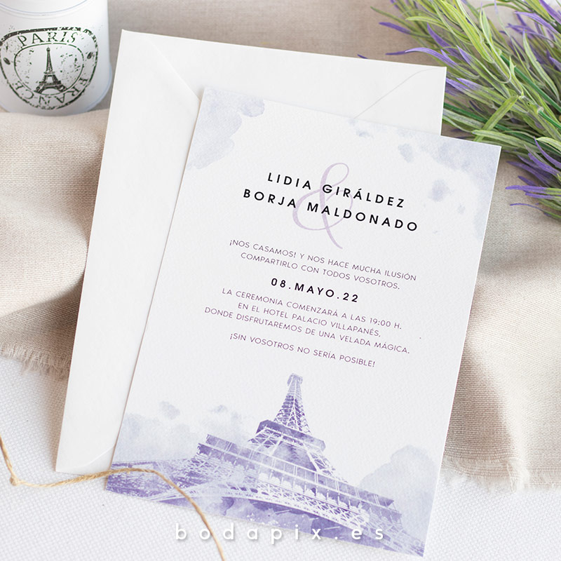 invitaciones de boda Voilà