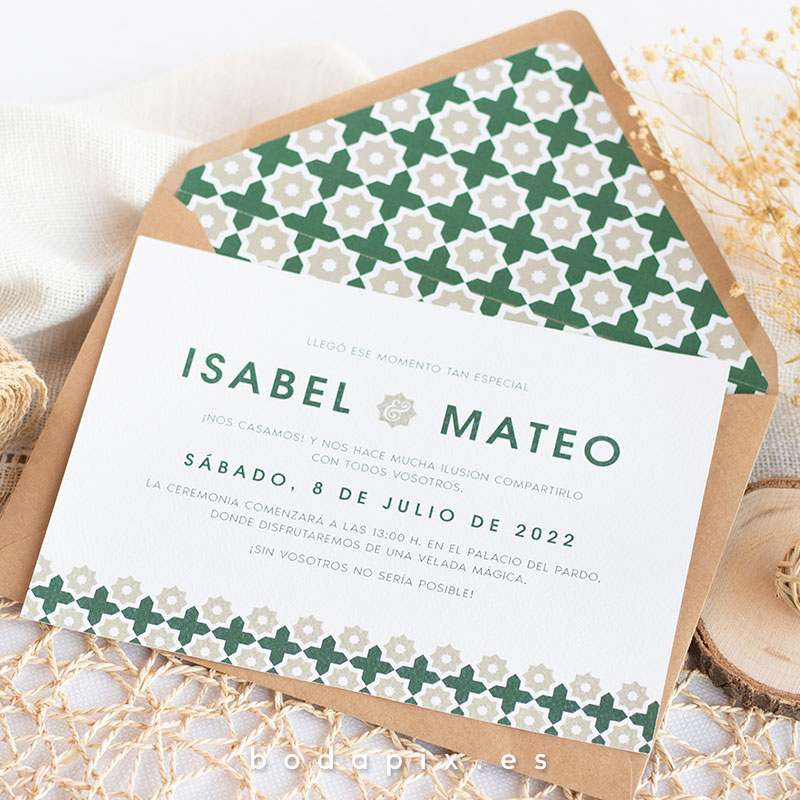 invitaciones de boda clásicas