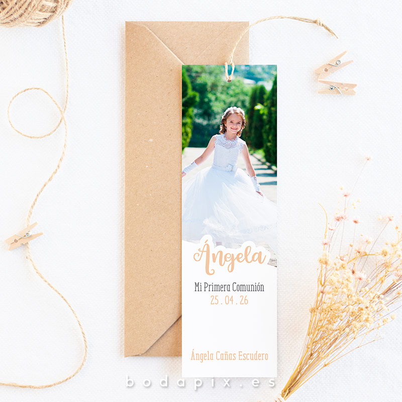 Marcapáginas Primera Comunión Originales y Personalizados Bodapix