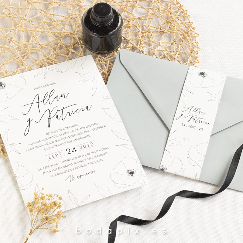 invitaciones de boda elegantes