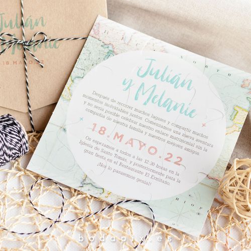 invitaciones de boda de puzzle