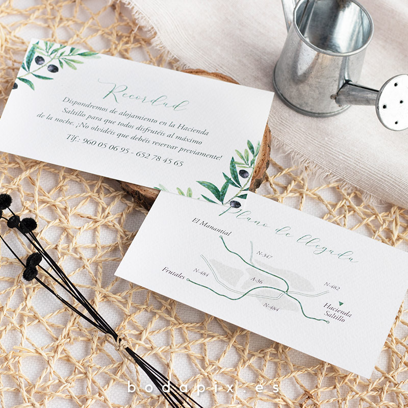 mapas para bodas olivo