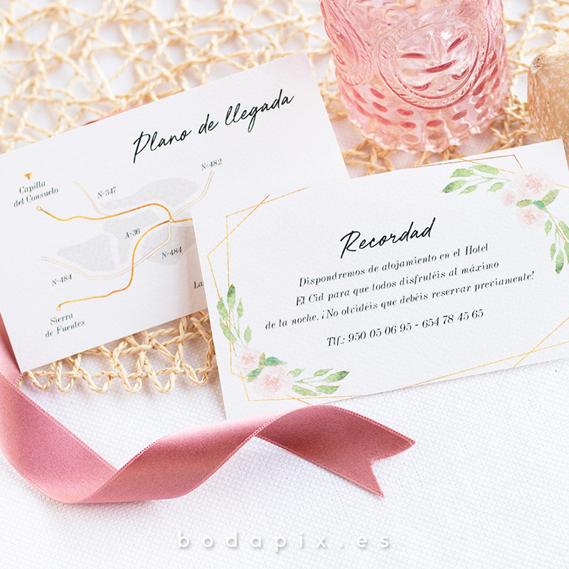 plano de llegada para bodas