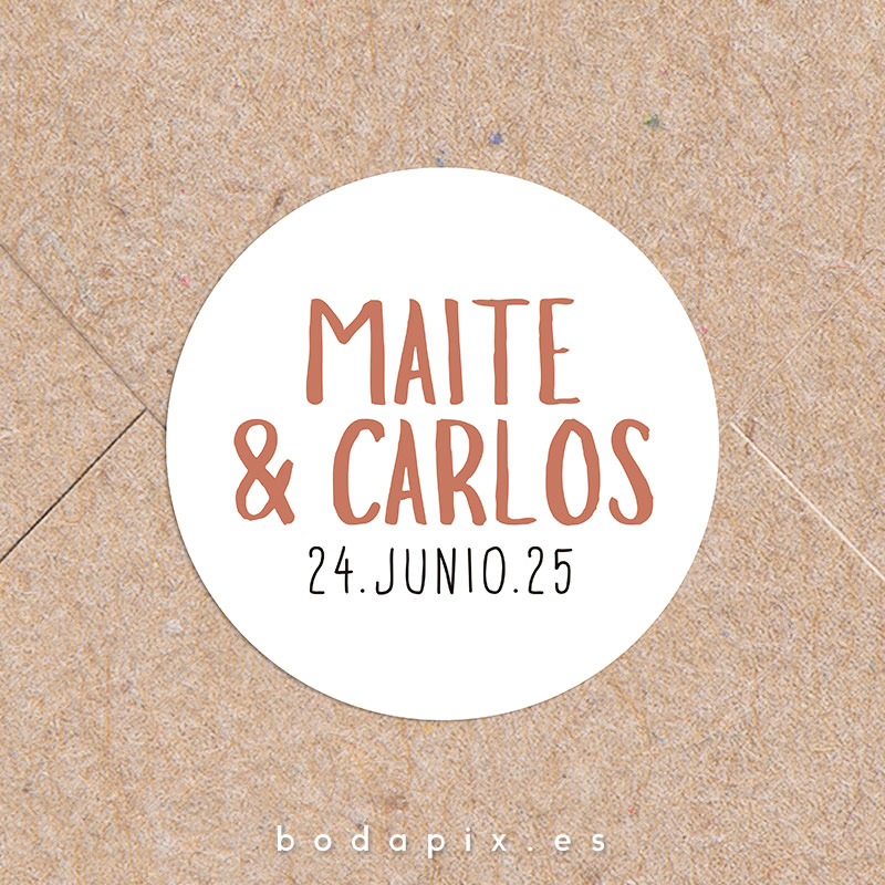 pegatinas para bodas