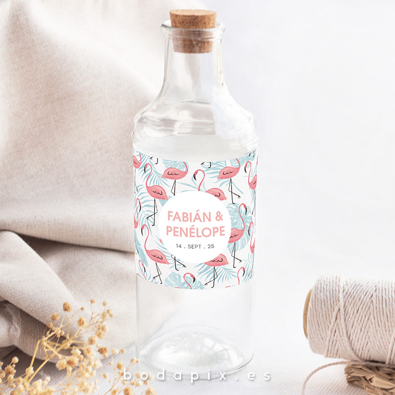 etiquetas de botellas para bodas