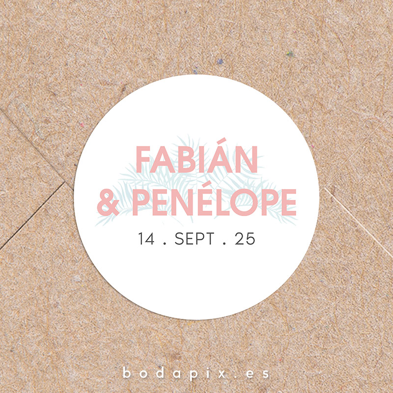 pegatinas para bodas