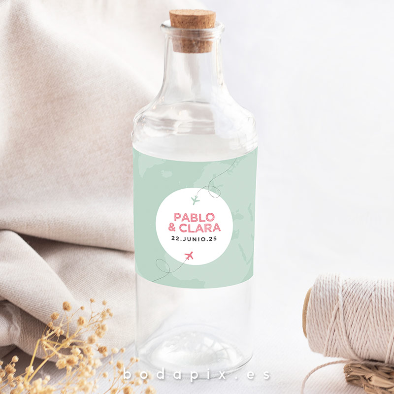 etiquetas de botellas para bodas