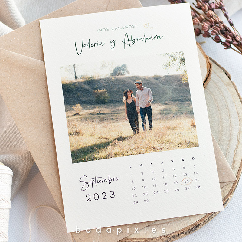 invitaciones de boda con foto