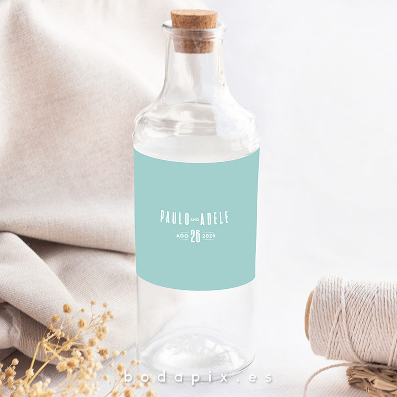 etiquetas de botellas para bodas