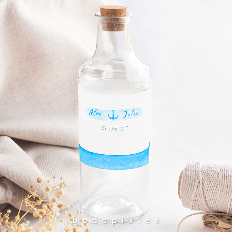 etiquetas de botellas para bodas