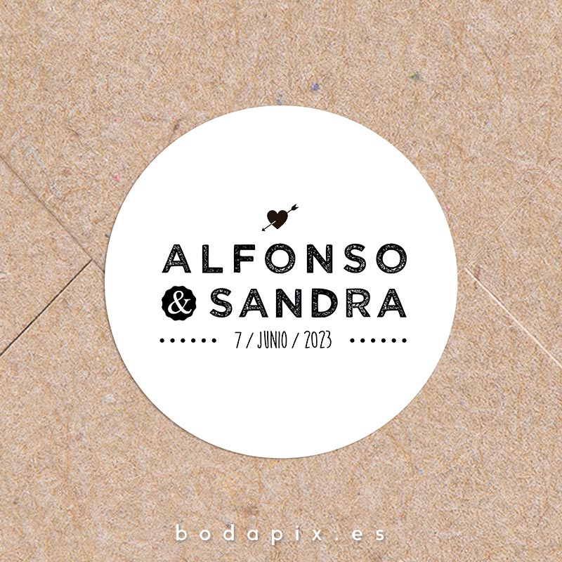 adhesivo pegatinas boda fotomaton