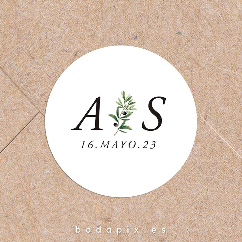 adhesivo pegatinas boda grace