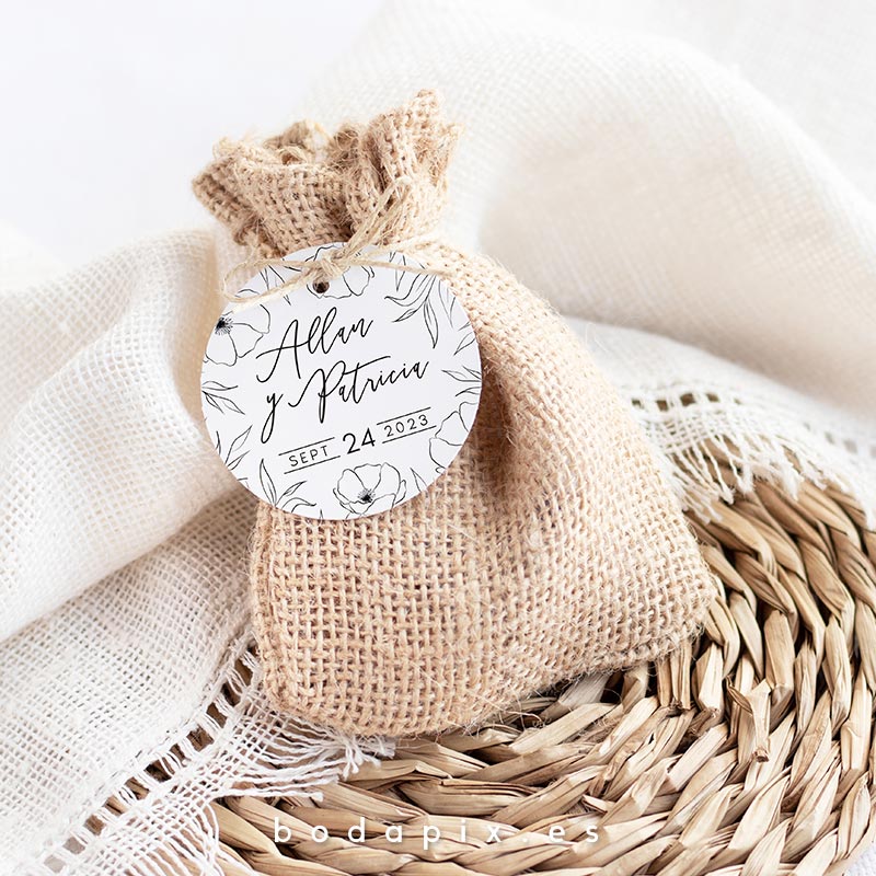 etiquetas detalles boda fiorella