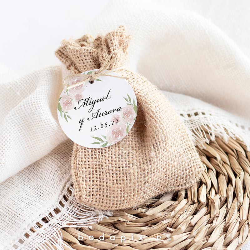 etiquetas detalles boda personalizada pink palace