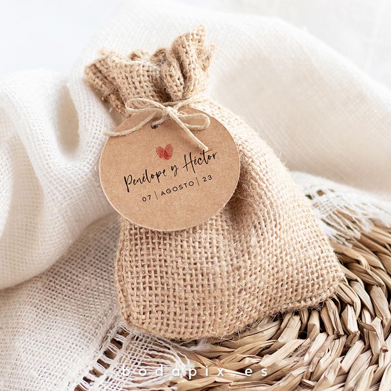 etiquetas detalles boda heart