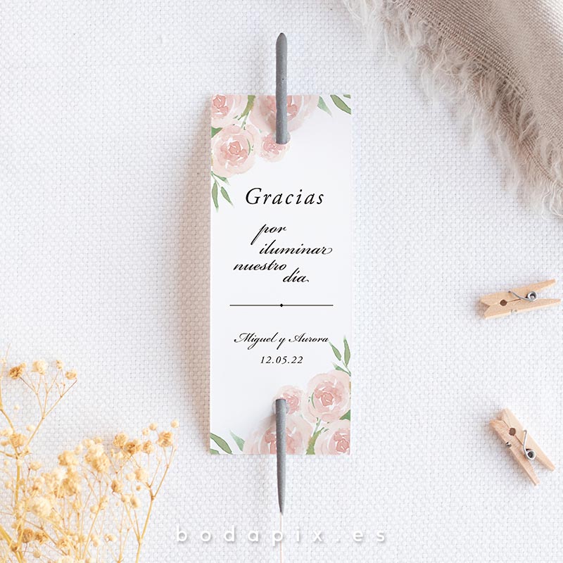 etiqueta bengala boda pink palace