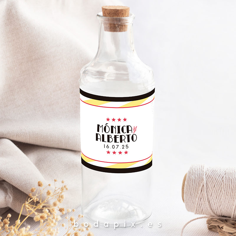 etiquetas de botellas para bodas