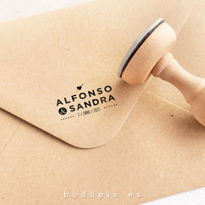 sello madera boda fotomaton