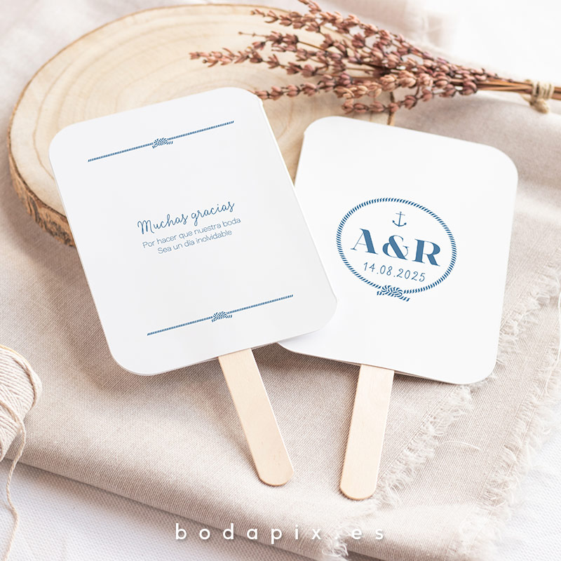 pai pai abanico personalizado boda proa