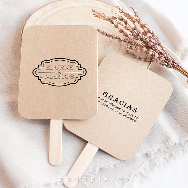 pai pai abanico boda bulevar