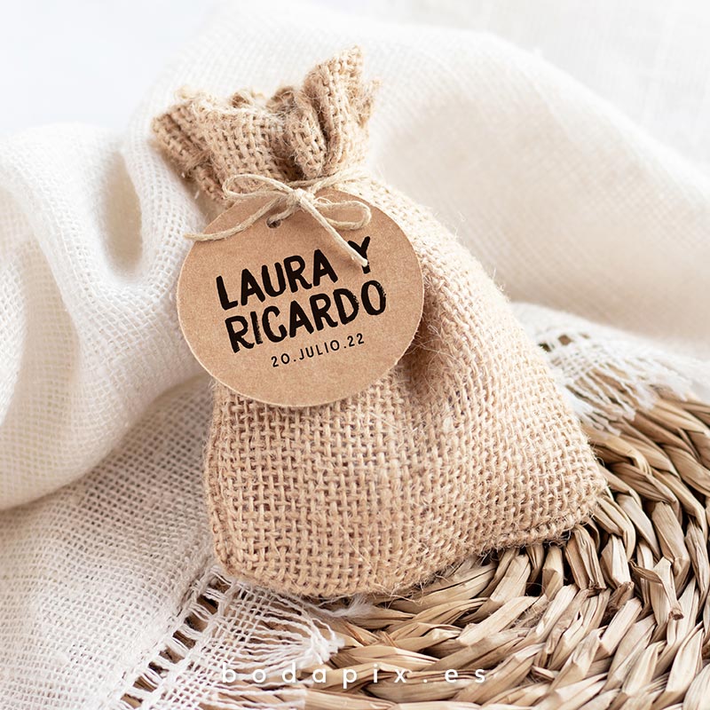 etiquetas detalles boda boho