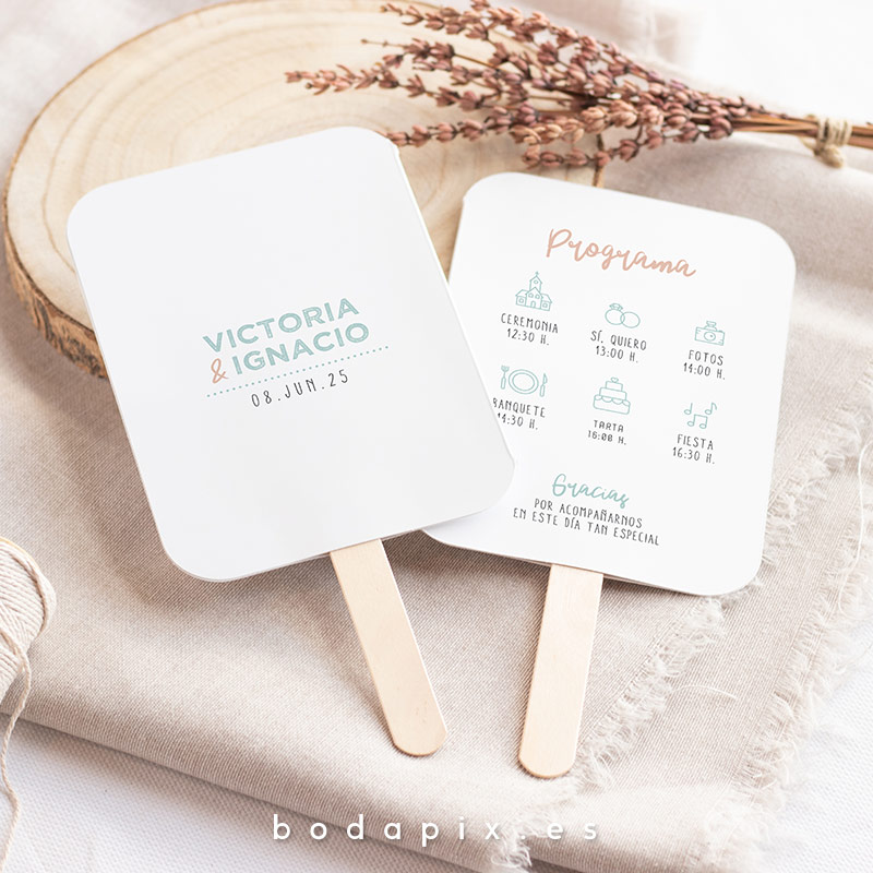 pai pai abanico boda happiness