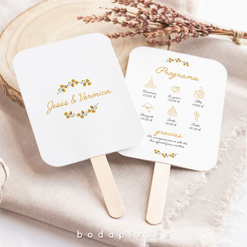 pai pai abanico boda maya