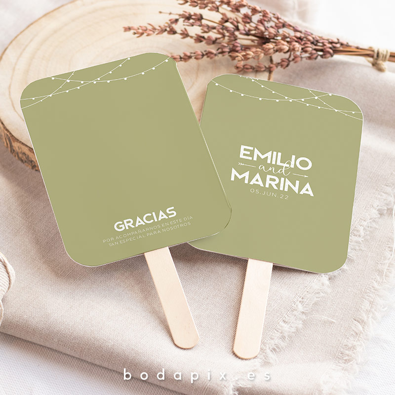 pai pai abanico boda notte