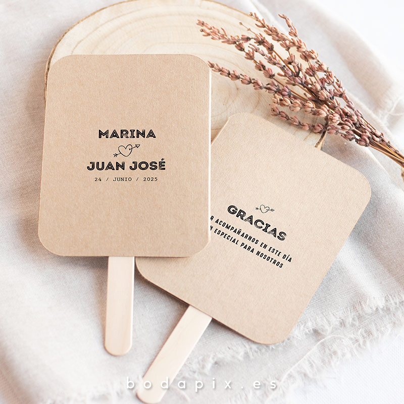 pai pai abanico boda one love