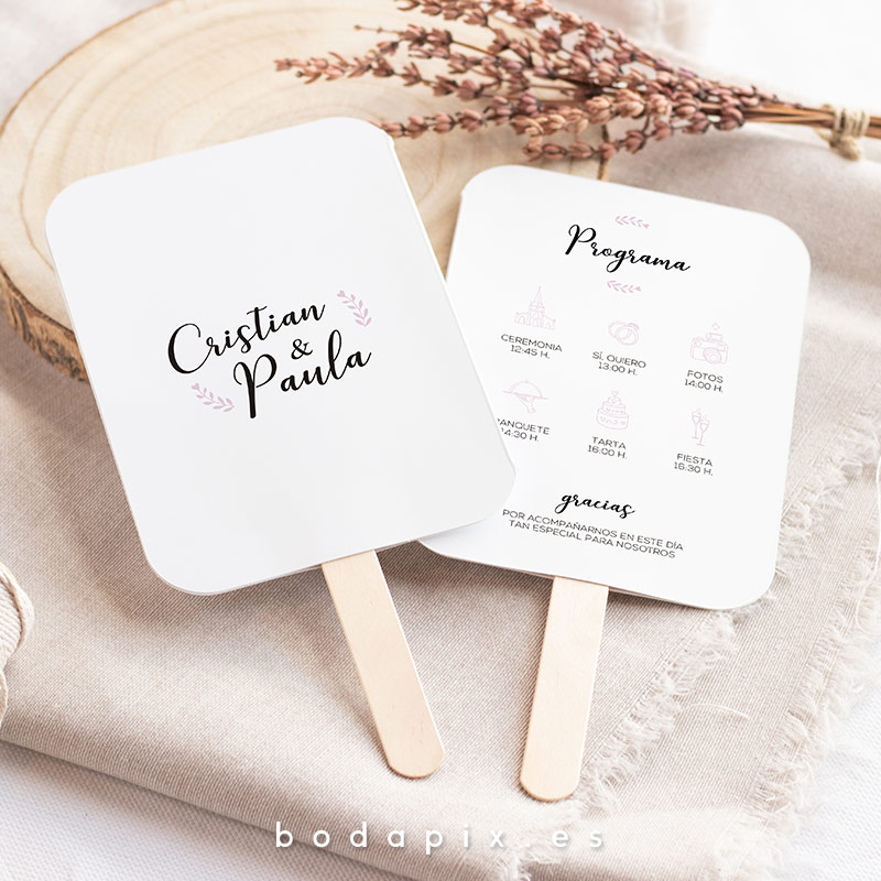 pai pai abanico boda ornamentals