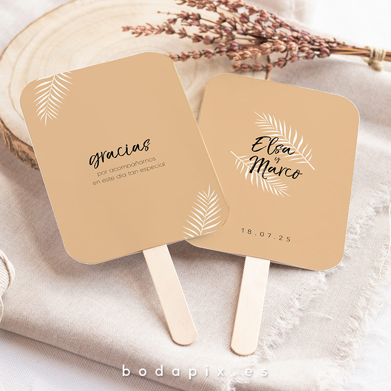 pai pai abanico boda palm