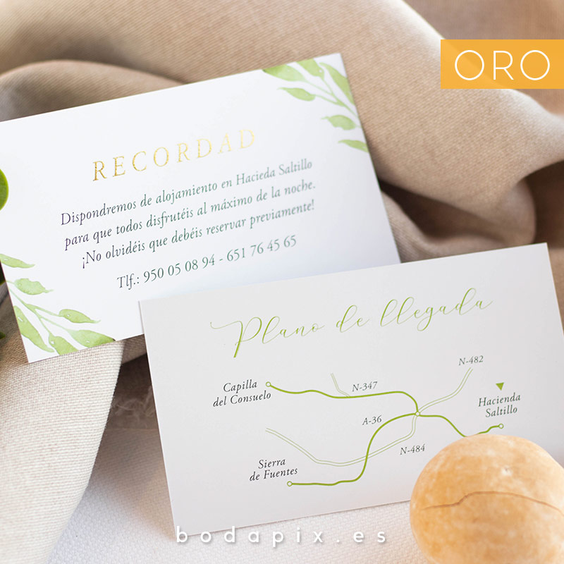 plano de llegada para bodas de oro