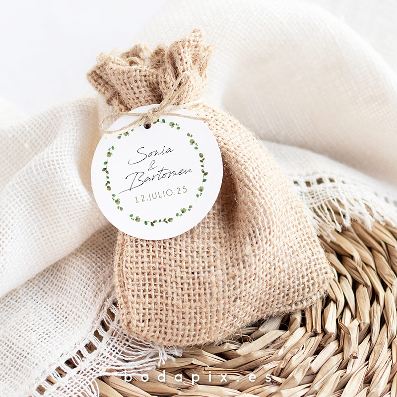 etiquetas detalles boda personalizada nature