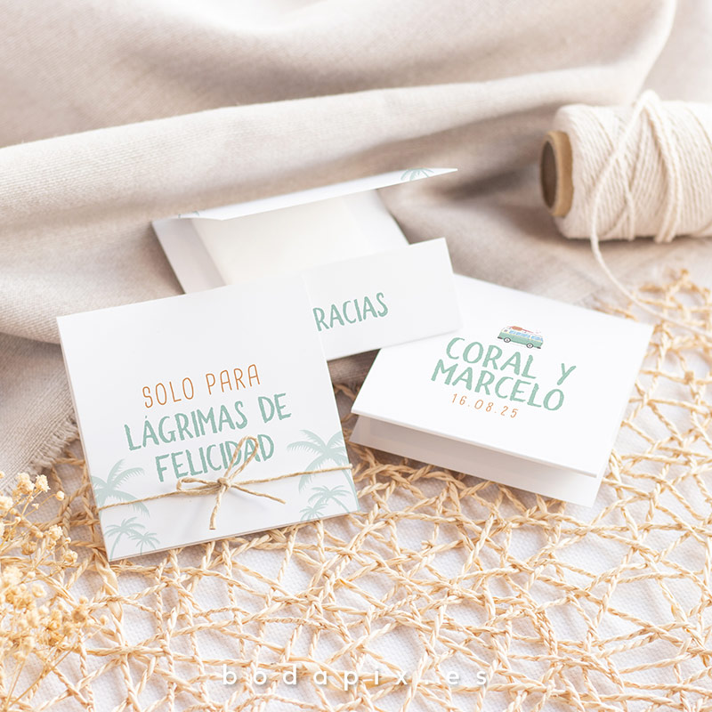 lagrimas felicidad boda personalizada caravana