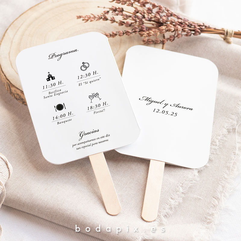 pai pai abanico personalizado boda palace