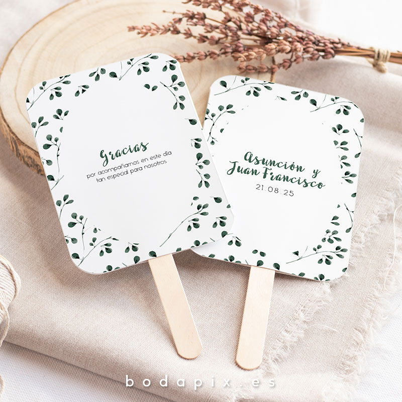 pai pai abanico personalizado boda sarah
