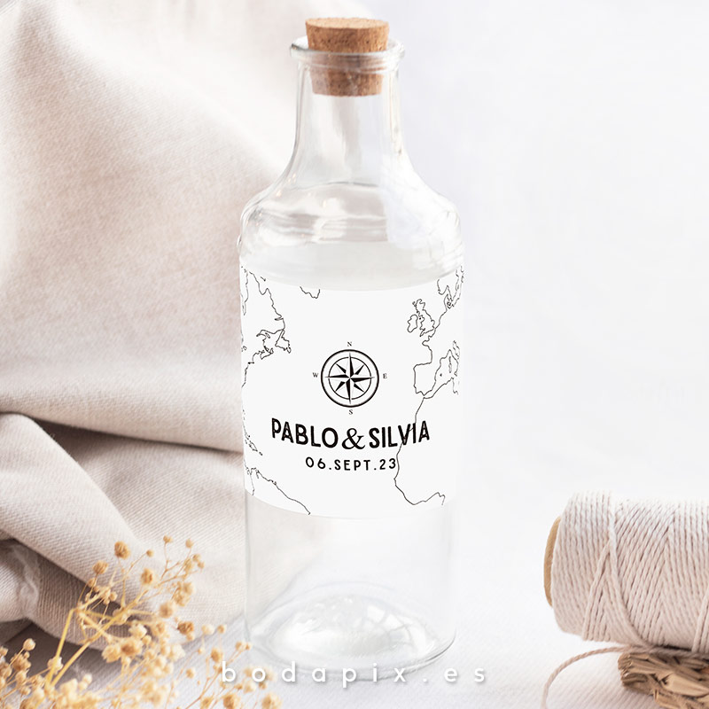 etiqueta botella personalizada boda sur