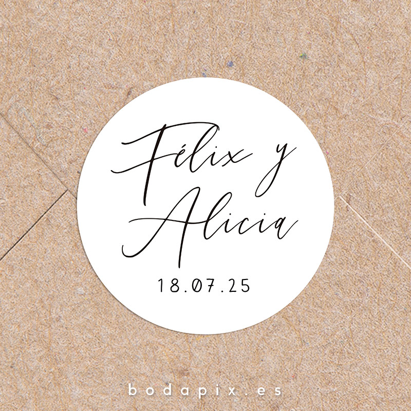 pegatinas para bodas