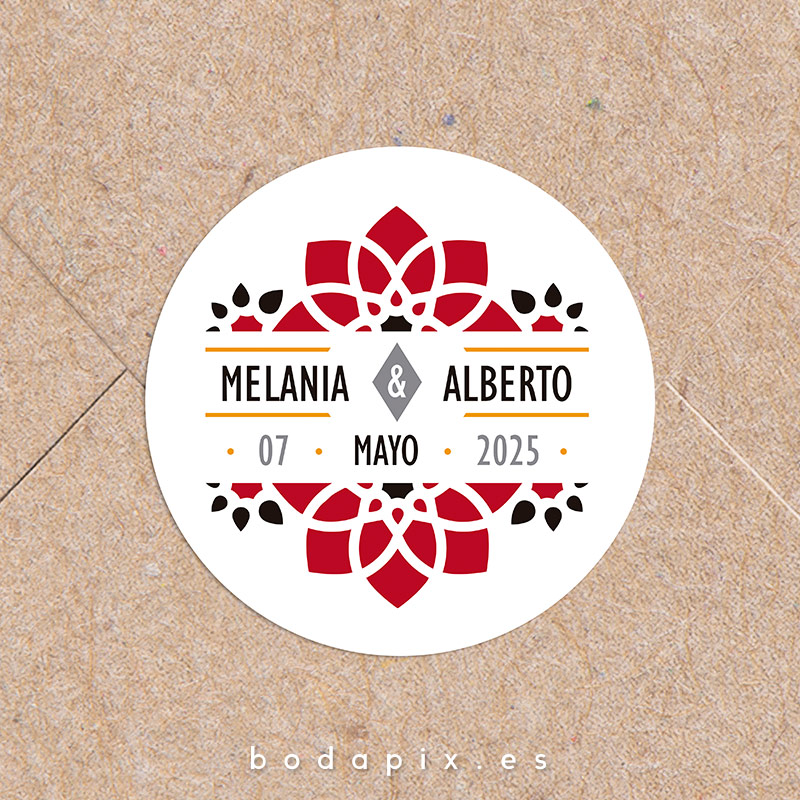 pegatinas para bodas