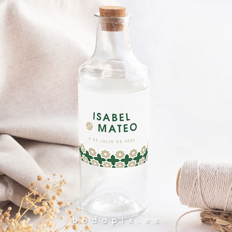 etiquetas de botellas para bodas