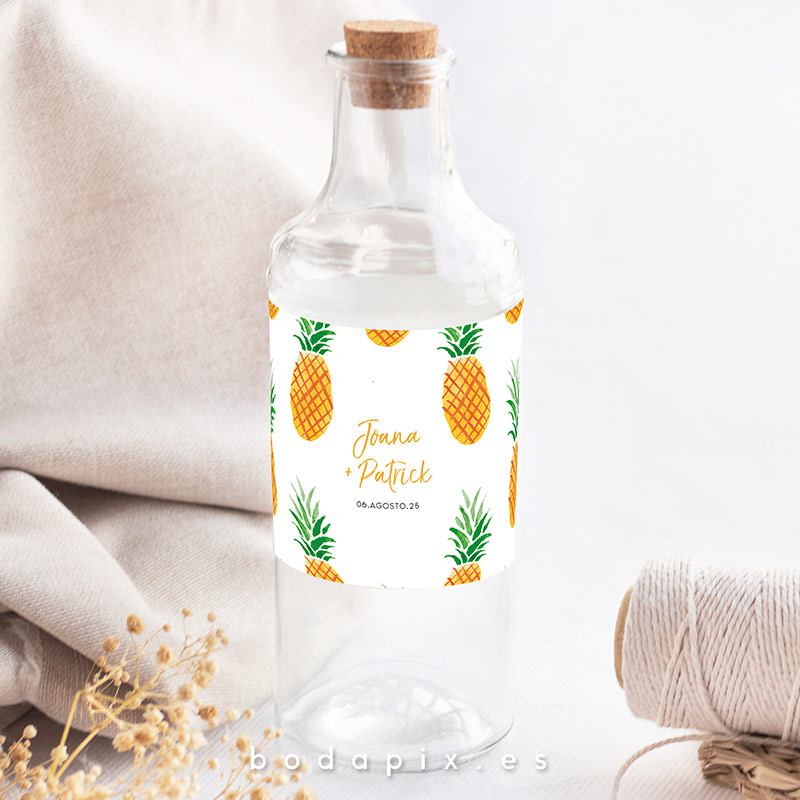 etiquetas de botellas para bodas